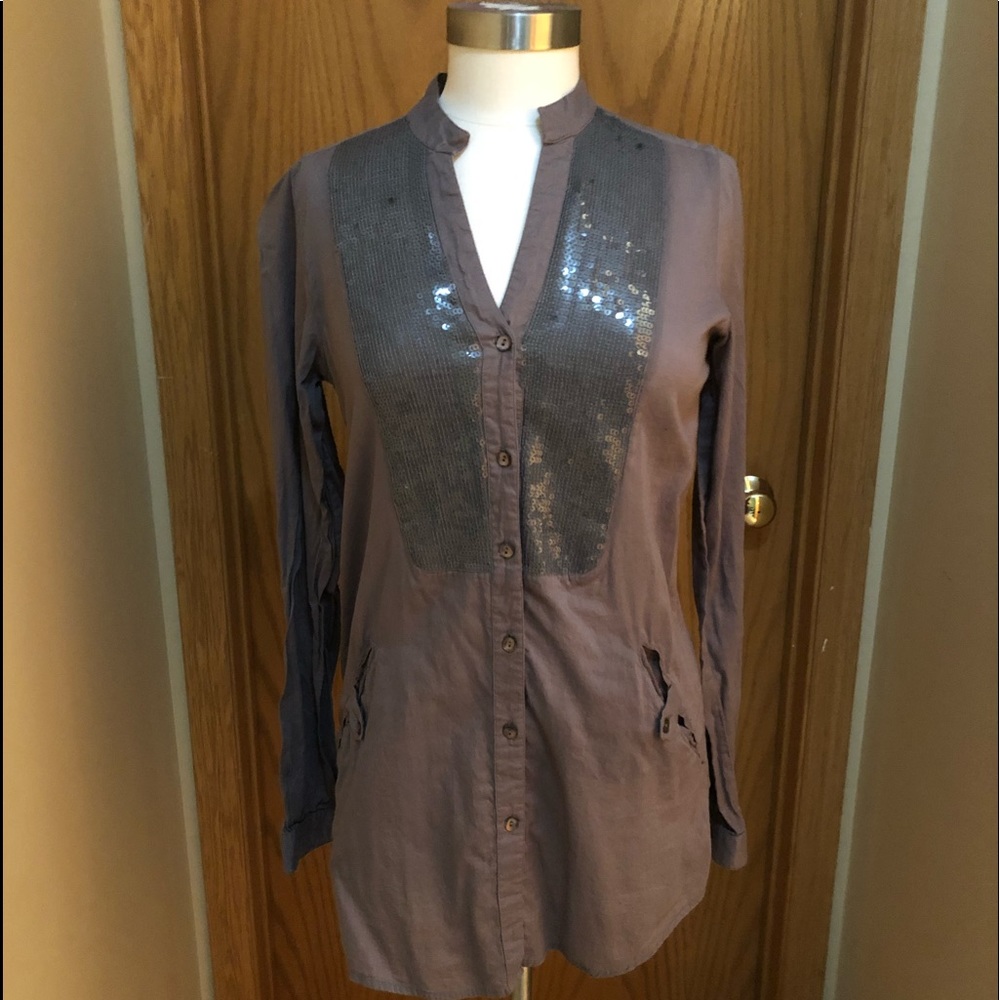 Women’s button down blouse.